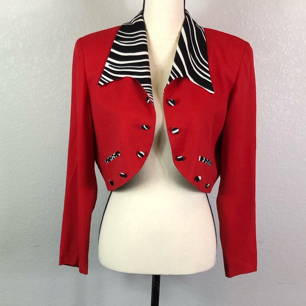 Vintage 80’s Cropped Blazer